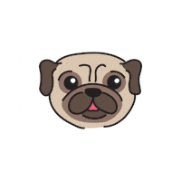 Border Terrier Sticker by Morty The Pug