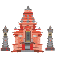 me-ugm ideas candi pura meugm Sticker