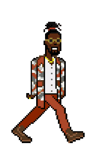 Kabaka Pyramid Pixel Sticker by cryptorastas