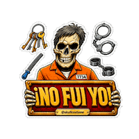 Halloween Skull Sticker