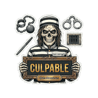 Skull Calavera Sticker