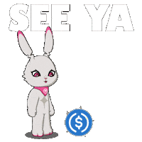 Kicking See Ya Sticker by Fluffey
