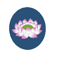 Lotus Flower Peace Sticker