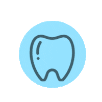 Teeth Filling Sticker by Ezmo Dental
