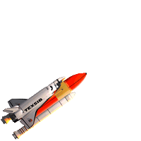Rakete Sticker by TEXSIB