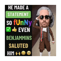 Not Funny Statement Sticker