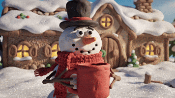 Let It Snow Christmas GIF by GT8Studios