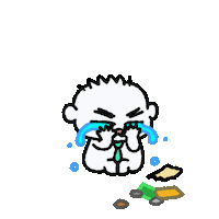 Fun Weeping Sticker