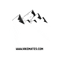 Mountains Hiking Sticker by Hikemates