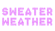 Sweater Weather Fall Sticker