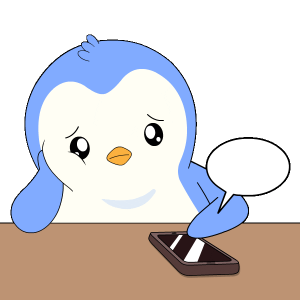 Sad Penguin Sticker by Pudgy Penguins