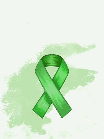 omnair green mental health ribbon psychology GIF