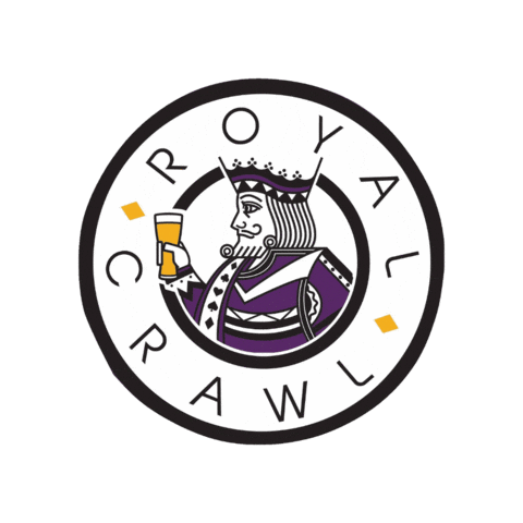 RoyalCrawl vegas las vegas crawl dtlv Sticker
