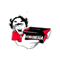 SeIndonesia_idn sei sapi slank seisapi Sticker