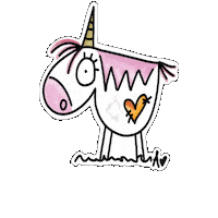 Unicorn Einhorn Sticker by Moepsel