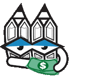 Make It Rain Money Sticker by Stamatia Alexaki