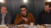 rhett and link hot ones GIF by First We Feast: Hot Ones