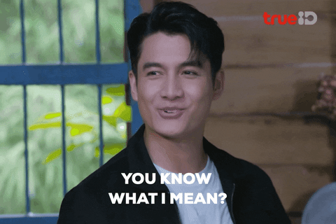 You Know What I Mean Reaction GIF by TrueID Việt Nam