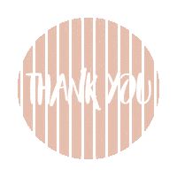 Thank You Sticker by Leisara