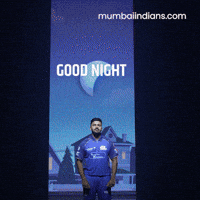 Good Night Cricket GIF by Mumbai Indians
