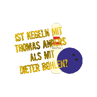 Thomas Anders Bowling Sticker by jutesportsbowling