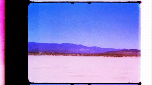 super 8 desert GIF