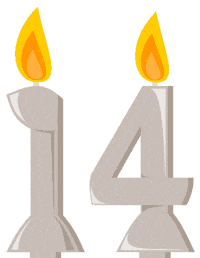 Birthday Flickering GIF