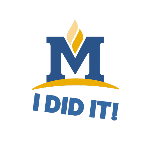I Did It Graduation Sticker by Montana State University