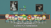 jacking it eric cartman GIF by South Park 