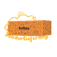 Orange Unboxing Sticker by Fellbox
