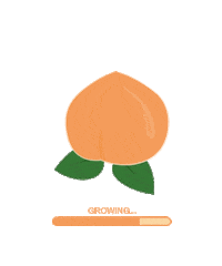 CampusProtein fitness peach grow squats Sticker