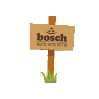Sign Sammy Sticker by bosch Tiernahrung