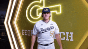 Georgia Tech Baseball GIF by Georgia Tech Yellow Jackets