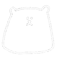 Bear くま Sticker by tanakasaki