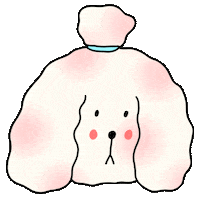 Dog Poodle Sticker by pey chi