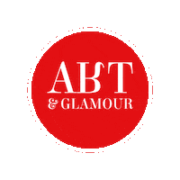 art_glamour_magazine ag art and glamour artglamour artglamour logo Sticker