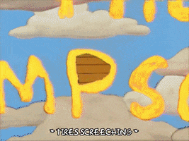 homer simpson skateboard GIF