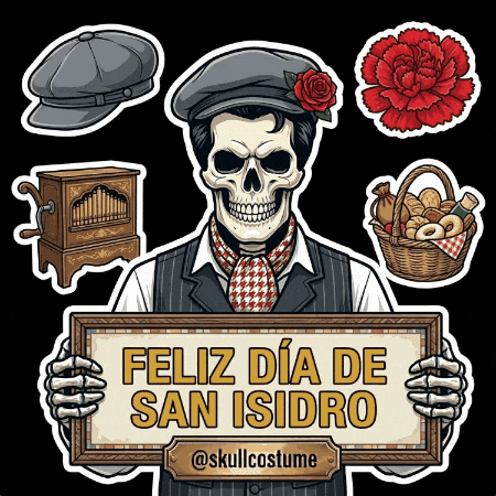 San Isidro Skull GIF