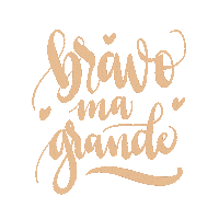Lettering Bravo Sticker by Emilia Desert