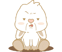 Bunny No Sticker by EVANS艾特兔