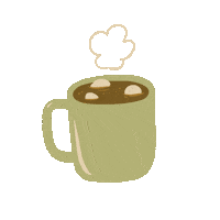 Hot Chocolate Fall Sticker by Tacméla