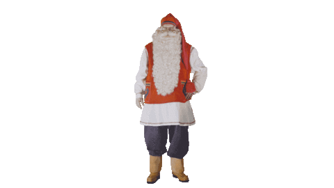 Santa Claus Christmas Sticker by The Elves!