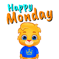 Monday Morning Sticker by Lucas and Friends by RV AppStudios
