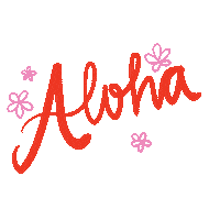 tiarakoba home island hawaii aloha Sticker