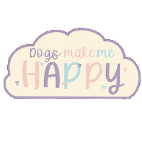 Bearmaggiecoll happy fun dog dogs Sticker