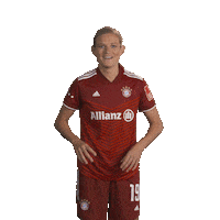 Happy Carina Wenninger Sticker by FC Bayern Women