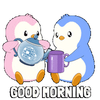 Good Morning Love Sticker by Pudgy Penguins