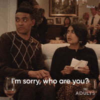 Sorry Who Are You GIF by Adults