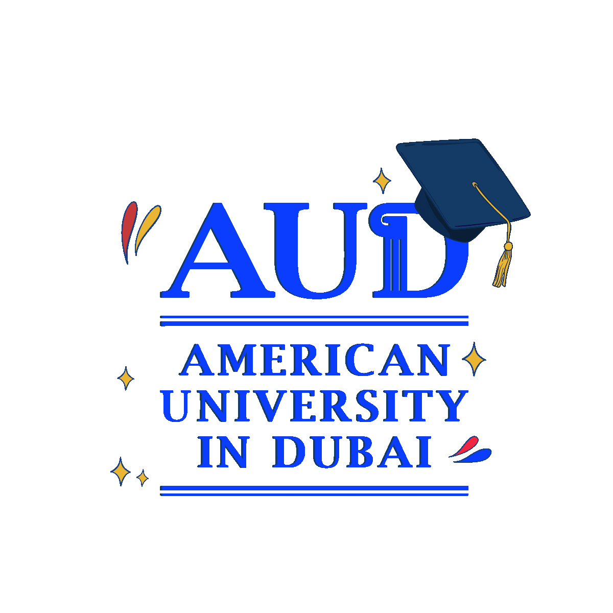 Audubai giphyupload aud aud graduation american university in dubai Sticker