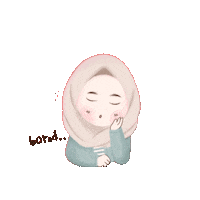 Bored Girl Sticker